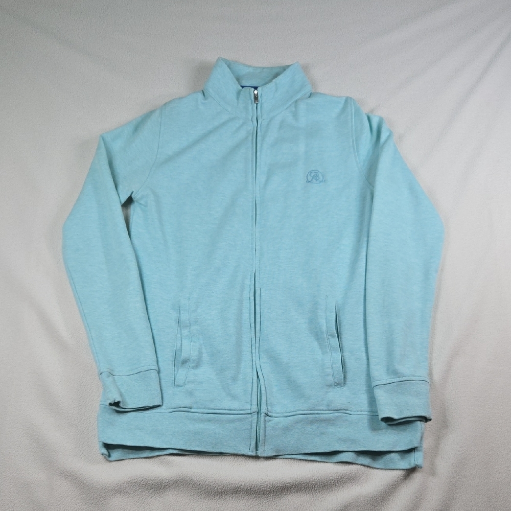 Peter Millar Light Blue Zip-Up Jacket, Golf, Pickleball, Walking